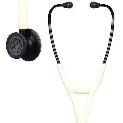 3M™ Littmann® Cardiology IV™ campana negro mate, tubo alabastro y vástago y auricular color negro 6186C
