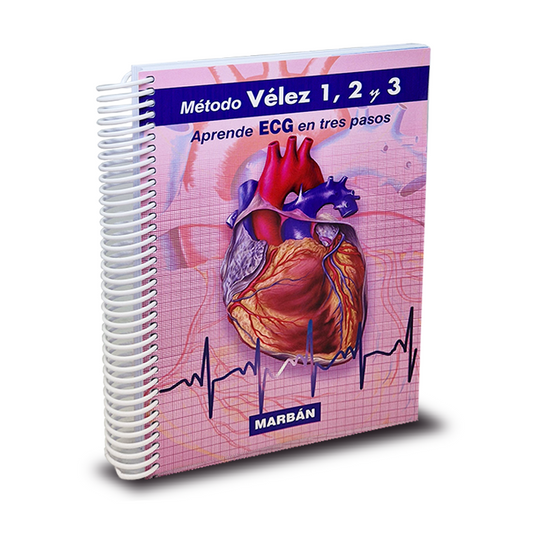 Método Vélez 1, 2, y 3. Aprende ECG en Tres Pasos