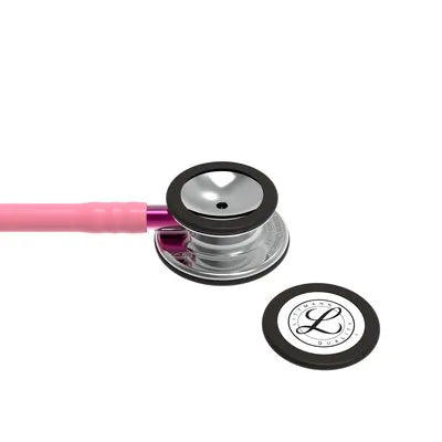 3M™ Littmann® Classic III™, campana espejo, tubo color rosa perla, vástago rosa y auricular color gris humo 5962