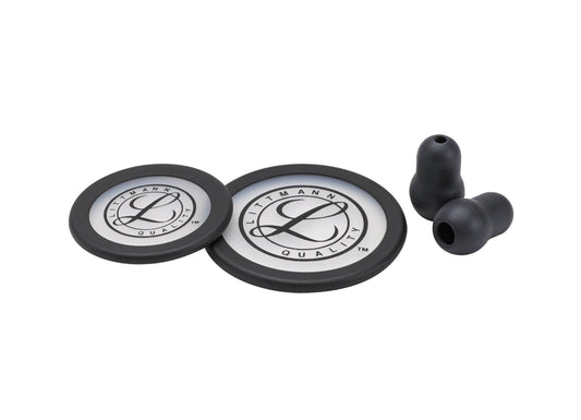 Kit de piezas de repuesto para fonendoscopios 3M™ Littmann® Classic III™, Cardiology IV™ y CORE, 40016, color negro