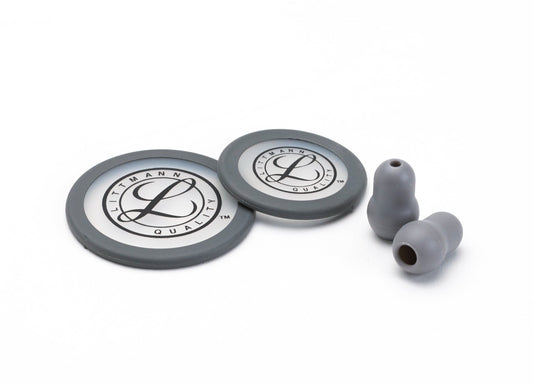 Kit de piezas de repuesto para fonendoscopios 3M™ Littmann® Classic III™, Cardiology IV™ y CORE, 40017, color gris