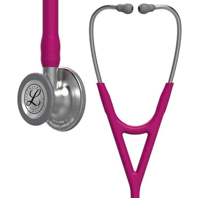 3M™ Littmann® Cardiology IV™, campana de acabado estándar, tubo color frambuesa y vástago y auricular de acero 6158