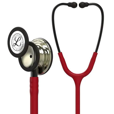 3M™ Littmann® Classic III™, campana color champán, tubo granate y vástago y auricular color humo 5864N