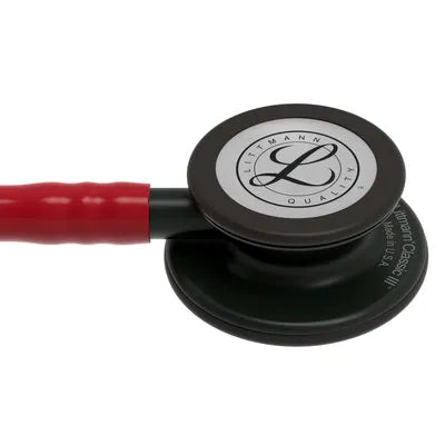 3M™ Littmann® Classic III™, campana, vástago y auricular color negro y tubo color granate 5868N
