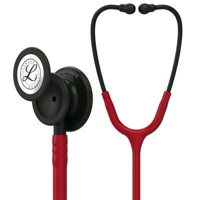 3M™ Littmann® Classic III™, campana, vástago y auricular color negro y tubo color granate 5868N