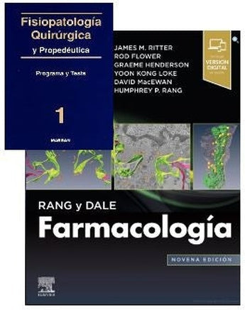 Rang y Dale Farmacología + Obsequio Minitest Fisiopatología ISBN: 9788491135586 Marban Libros