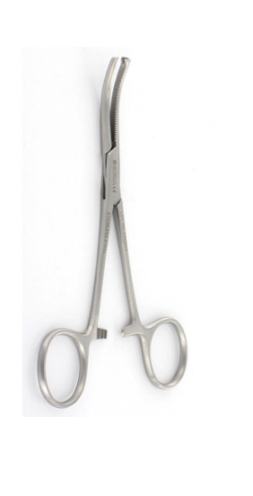 Pinza Kocher Mosquito Curva C/D 14 cm