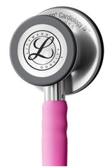 3M™ Littmann® Cardiology IV™ campana estándar, tubo satinado rosa. Vástago y auricular de acero  6159C