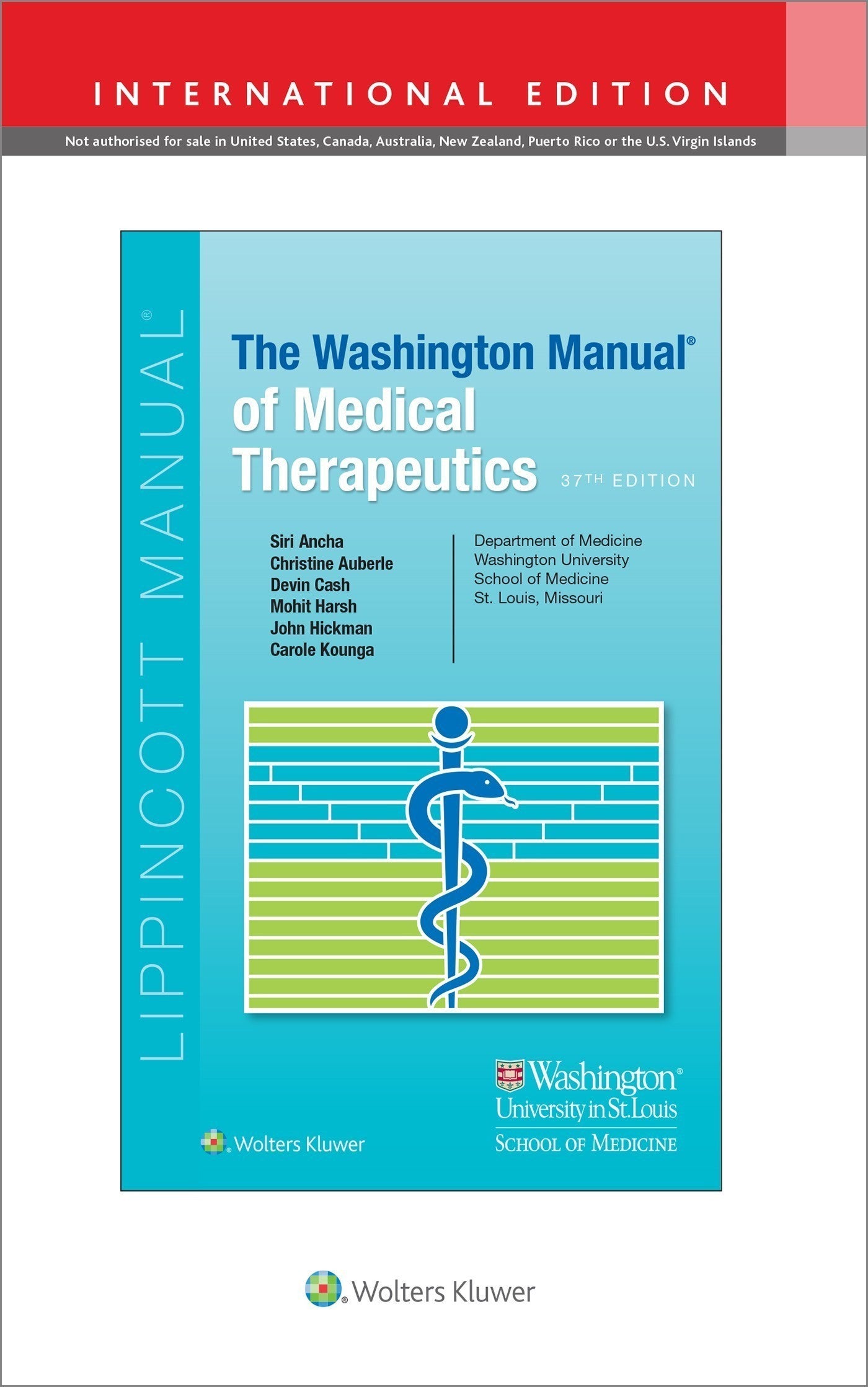 The Washington Manual of Medical Therapeutics.