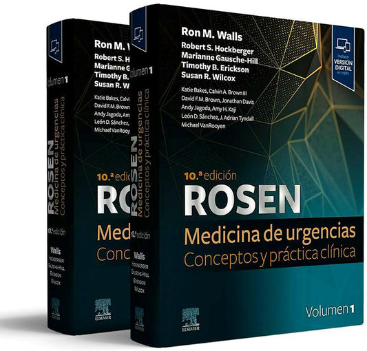 ROSEN Medicina de Urgencias. Conceptos y Práctica Clínica  2 Vols.