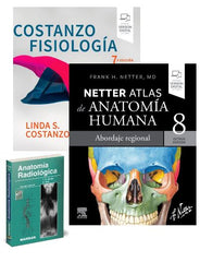 Lote NETTER Atlas Anatomía + COSTANZO Fisiología + MOLLER Anatomía Radiológica