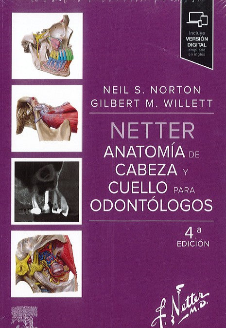 NETTER Anatomía de Cabeza y Cuello para Odontólogos