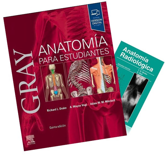 GRAY Anatomía para Estudiantes + Obsequio MOLLER Atlas de Anatomía Radiológica