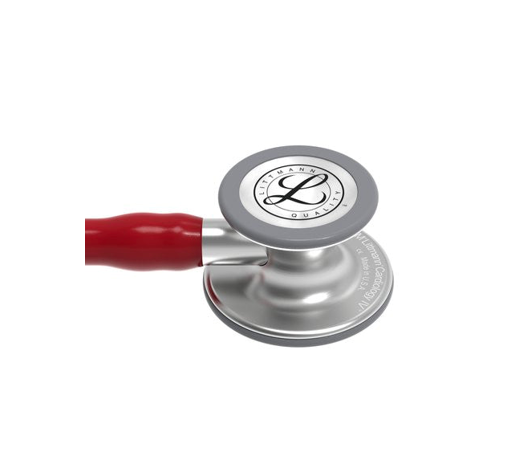 3M™ Littmann® Cardiology IV™,  campana estándar, tubo granate y vástago y auricular de acero 6184