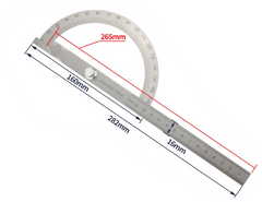 Goniómetro de Acero 180º