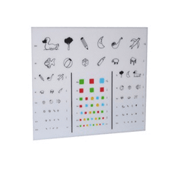Lamina  Metacrilato Optotipo Infantil Wecker