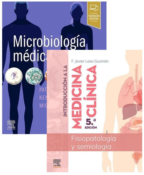 Lote Pack  LASO Introducción a la Medicina Clínica + MURRAY Microbiología Médica