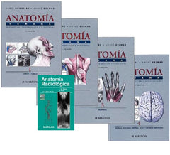 ROUVIÉRE-DELMAS Anatomía Humana 4 Vols. + MOLLER Anatomía Radiológica