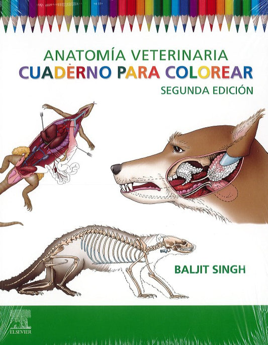 Anatomía Veterinaria. Cuaderno para Colorear