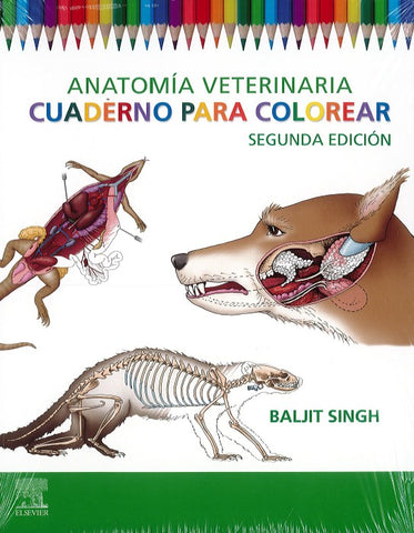 Anatomía Veterinaria. Cuaderno para Colorear