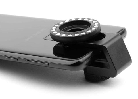 Dermlite Magnetic Connect clamp MCC. Adaptador universal de pinza para smartphone y tablet
