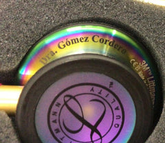 3M™ Littmann® Classic III™, campana arcoíris, tubo color frambuesa 5806N