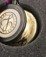 3M™ Littmann® Classic III™, campana color champán, tubo negro y vástago y auricular color humo 5861