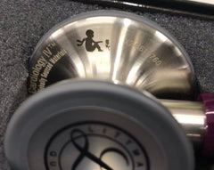3M™ Littmann® Cardiology IV™, campana de acabado estándar, tubo azul marino y vástago y auricular de acero 6154