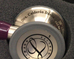 3M™ Littmann® Cardiology IV™ campana estándar, tubo azul medianoche y vástago y auricular de acero  6187C