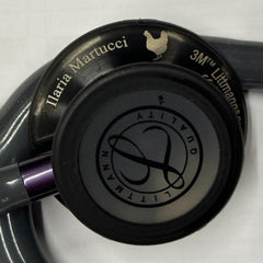 3M™ Littmann® Classic III™, campana gris humo, tubo verde limón, vástago azul y auricular color gris humo 5875