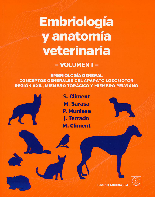 Embriología y Anatomía Veterinaria, Vol. 1: Embriologia Gral., Concepto Gral. del Aparato Locomotor, Region Axil, Miembro Torácico y Miembro Pelviano