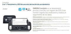 OMRON COMPLETE - Monitor de Presión Arterial y ECG Inteligente para Vigilar la Hipertensión y la FA