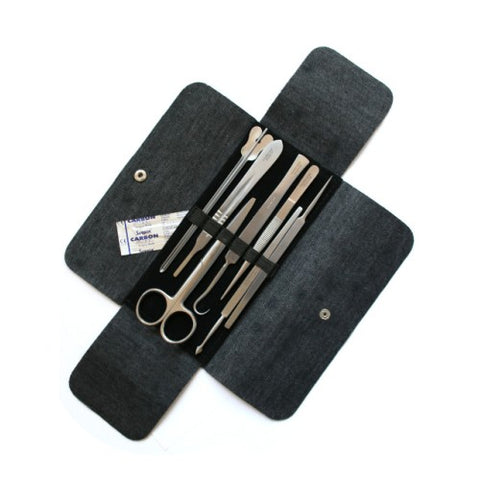 Estuche de disección vacío
