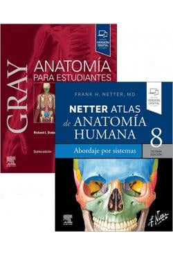 LOTE NETTER Atlas de Anatomía por Sistemas + GRAY Anatomía para Estudiantes + MOLLER Anatomía Radiológica
