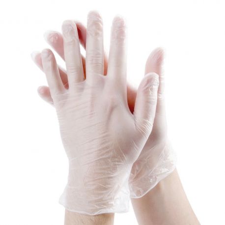 GUANTES DE NITRILO SIN POLVO - CAJA 100 UDS.