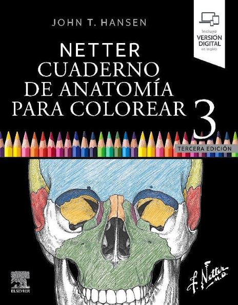 NETTER Cuaderno de Anatomía para Colorear