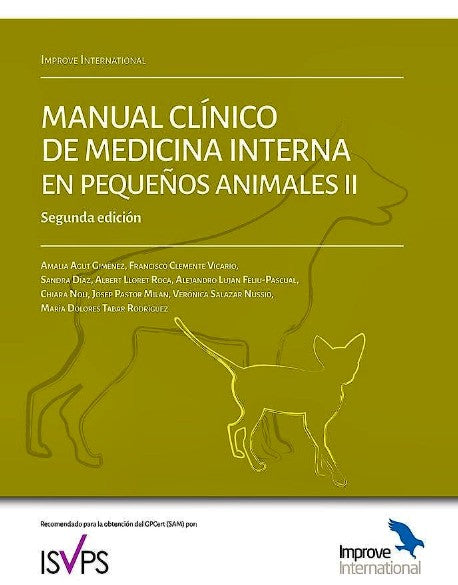 Manual Clínico de Medicina Interna en Pequeños Animales. Volumen II