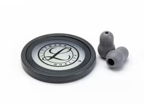 Kit de piezas de repuesto para fonendoscopios 3M™ Littmann® Master Cardiology™ 40018, color gris