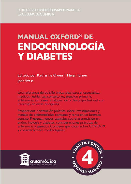 Manual Oxford de Endocrinología y Diabetes 4ª Ed.