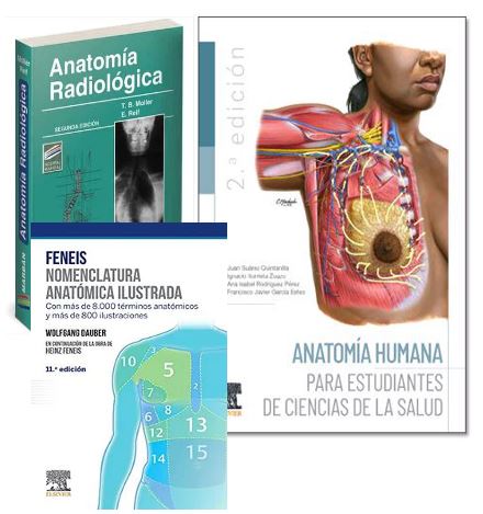 Lote FENEIS Nomenclatura Anatómica + SUÁREZ Anatomía Humana + MOLLER Anatomía Radiológica