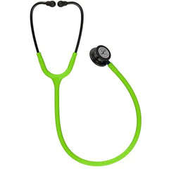 3M™ Littmann® Classic III™, campana gris humo, tubo verde limón, vástago azul y auricular color gris humo 5875