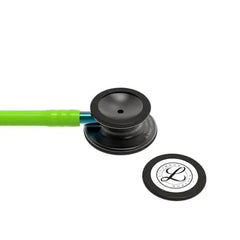 3M™ Littmann® Classic III™, campana gris humo, tubo verde limón, vástago azul y auricular color gris humo 5875
