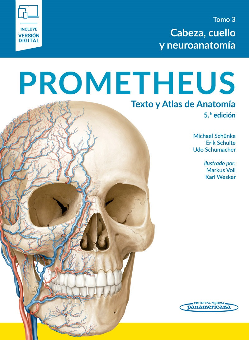PROMETHEUS Texto y Atlas de Anatomía  Tomo 3: Cabeza, Cuello y Neuroanatomía