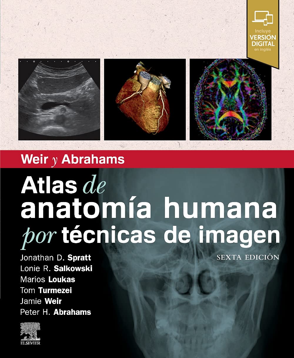 WEIR  ABRAHAMS Atlas de Anatomía Humana por Técnicas de Imagen