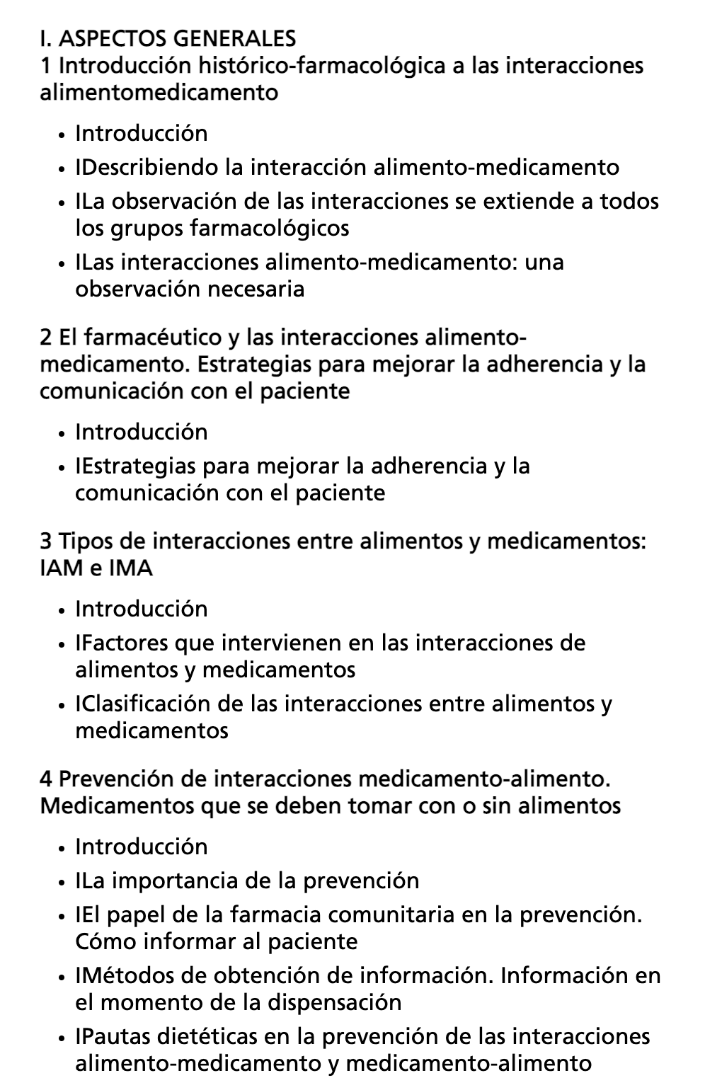 Interacciones entre Alimentos y Medicamentos