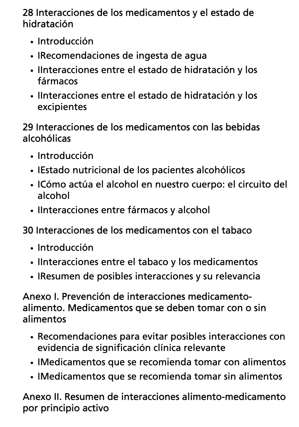 Interacciones entre Alimentos y Medicamentos