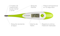 Termómetro Spengler  Rápido Digital y Flexible SP1642