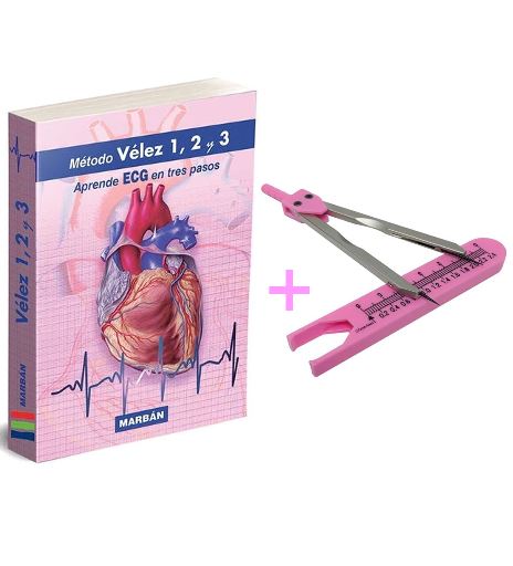 SET PINK ECG  Método Vélez 1, 2 y 3 + Compás ECG