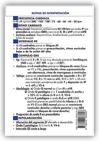 Guía rápida ECG del Método Vélez ISBN: 9788418068096 Marban Libros