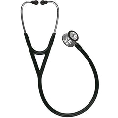 3M™ Littmann® Cardiology IV™, campana de acabado estándar, tubo negro y vástago y auricular de acero inoxidable 6152N